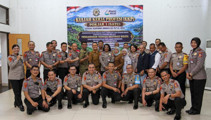 Siswa Sespimma Polri Angkatan ke-76 Dorong Sinergi Pengamanan Wisata di Kabupaten Bandung