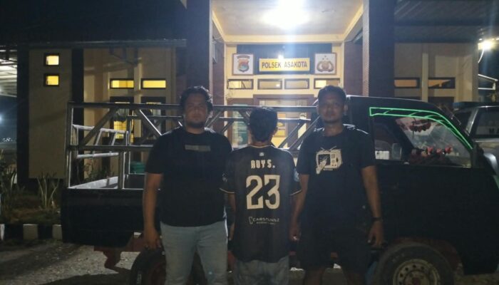 Team Opsnal Polsek Asakota Amankan Terduga Pelaku Pencurian di Villa Temba Kolo, Satu Pelaku Lain Diburu