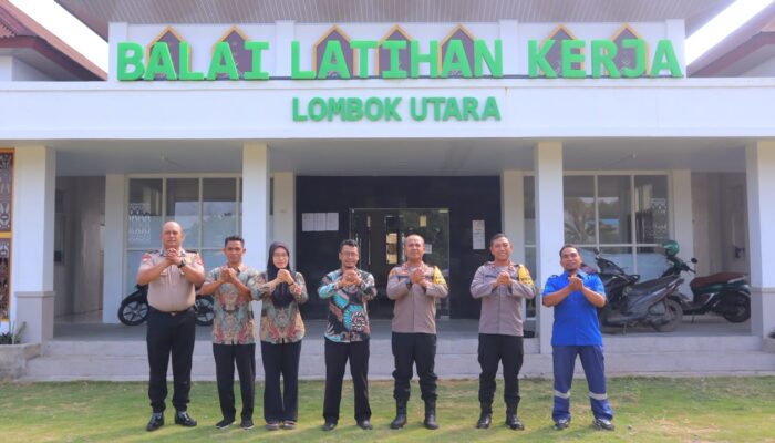Dukung Program Polisi Peduli Pengangguran, Kapolres Lombok Utara dan Jajaran Sat Binmas Polres Lombok Utara Jalin Sinergi dengan UPTD BLK Lombok Utara