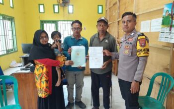 Kedepankan Problem Solving, Bhabinkamtibmas Desa Maria Mediasi Perselisihan Jual Beli Tanah Warga