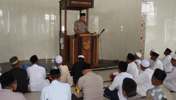 Jumling Di Masjid Al-Munir, Kapolres Bima Kota Ajak Masyarakat Bersama Polri Perangi Narkoba Dan Judi