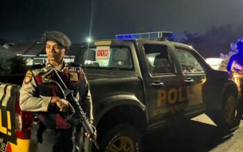 Cegah Kejahatan Dini Hari, Polisi Patroli Blue light Sisir Kawasan Rawan di Taliwang