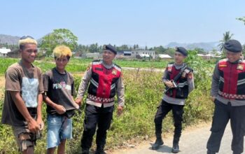 Gelar Patroli Dialogis, Sat Samapta Polres Sumbawa Barat Ajak Warga Jaga Kamtibmas